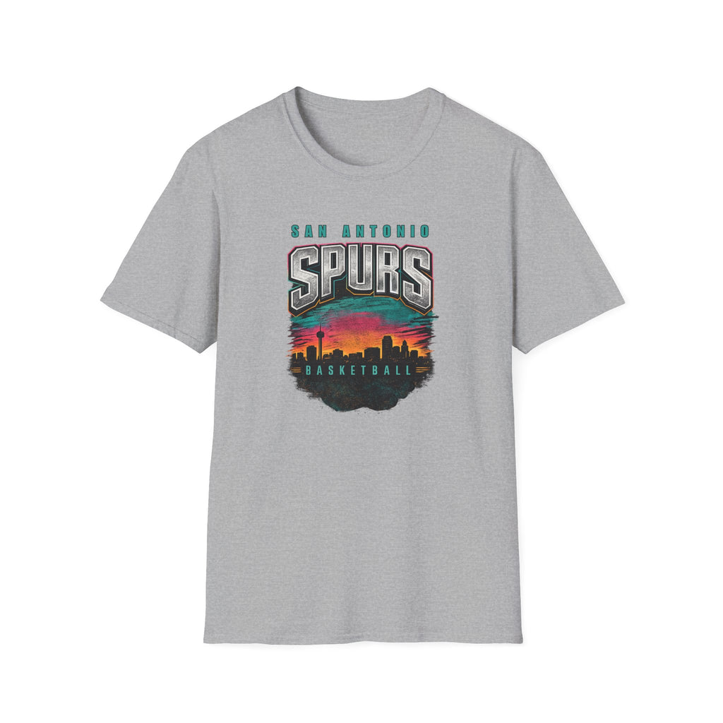 San Antonio City Skyline Spurs T-Shirt