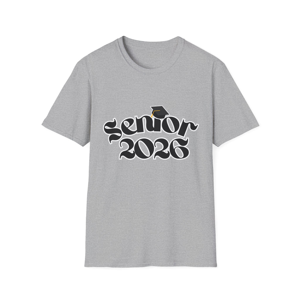 Senior 2026 T-Shirt — Class of 2026 Graduation Tee with Cap Graphic
