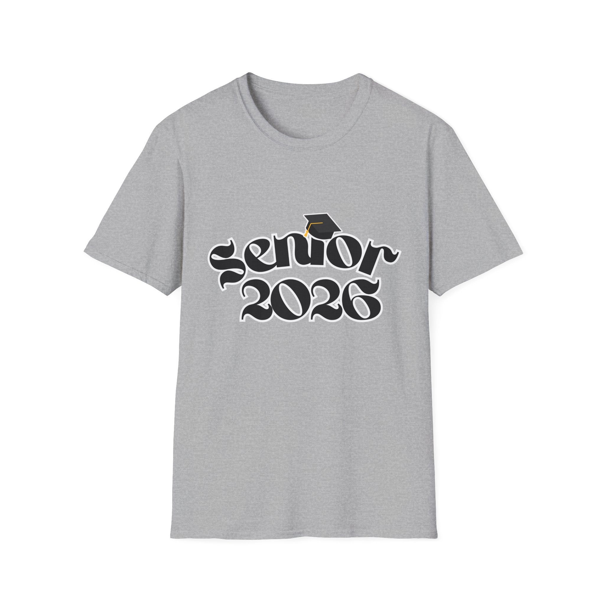 Senior 2026 T-Shirt — Class of 2026 Graduation Tee with Cap Graphic