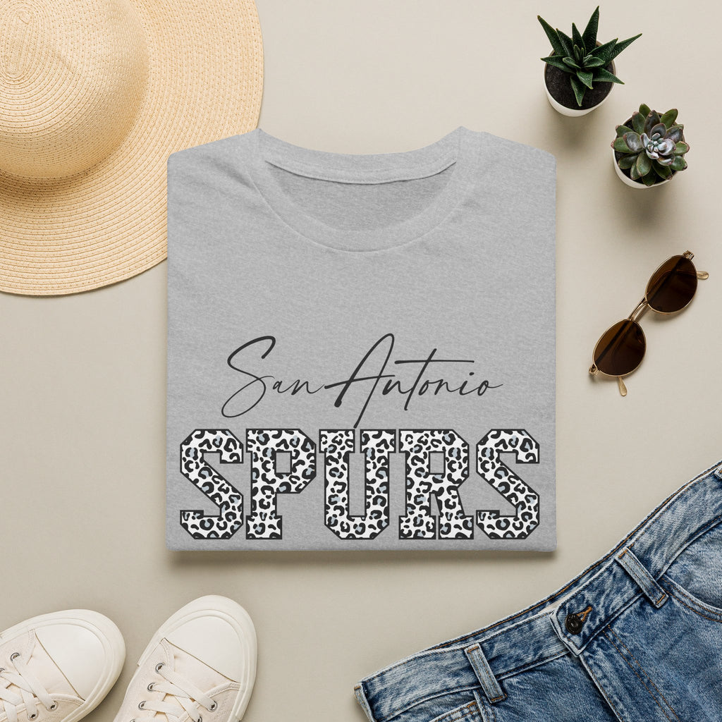 San Antonio Spurs Leopard Print T-Shirt