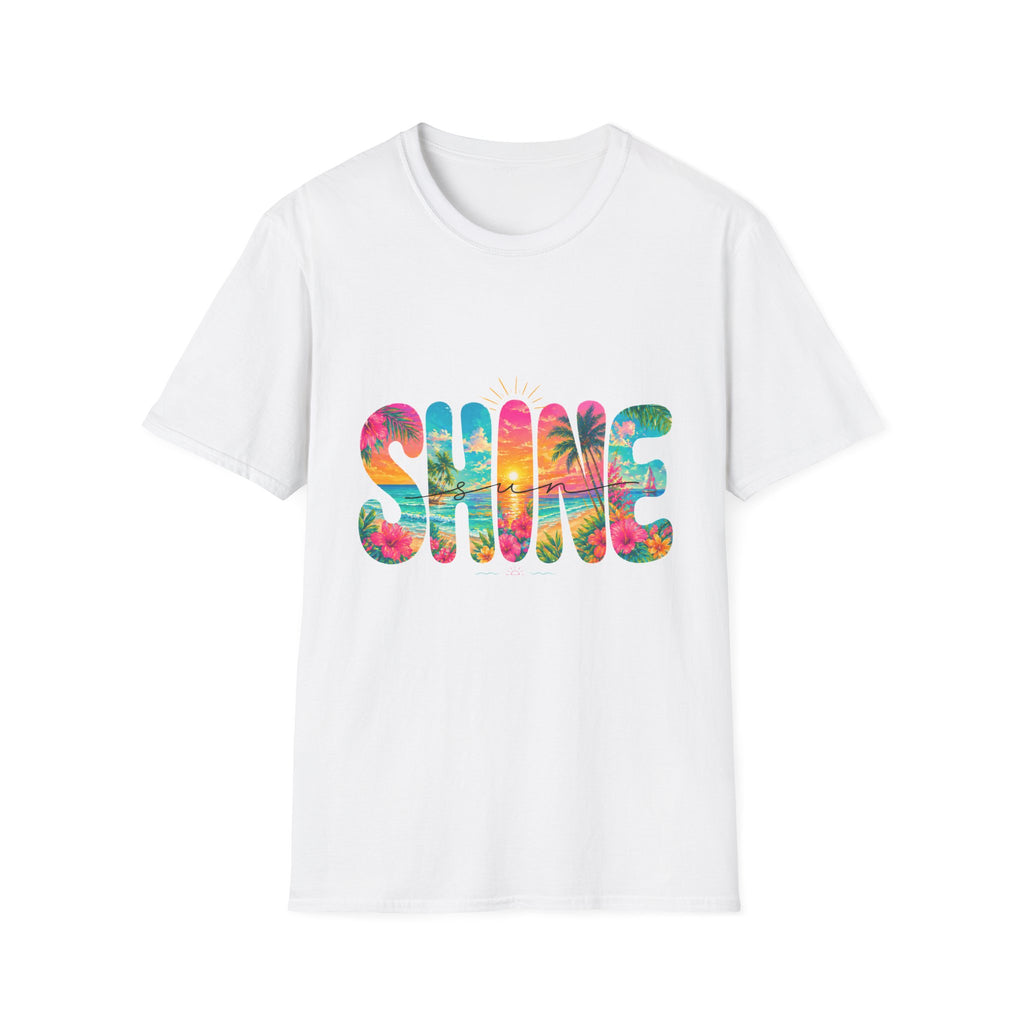 Colorful Floral Sunshine Summer T-Shirt