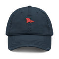 Distressed Embroidered Unisex Hat — Red Flag Golf Cap