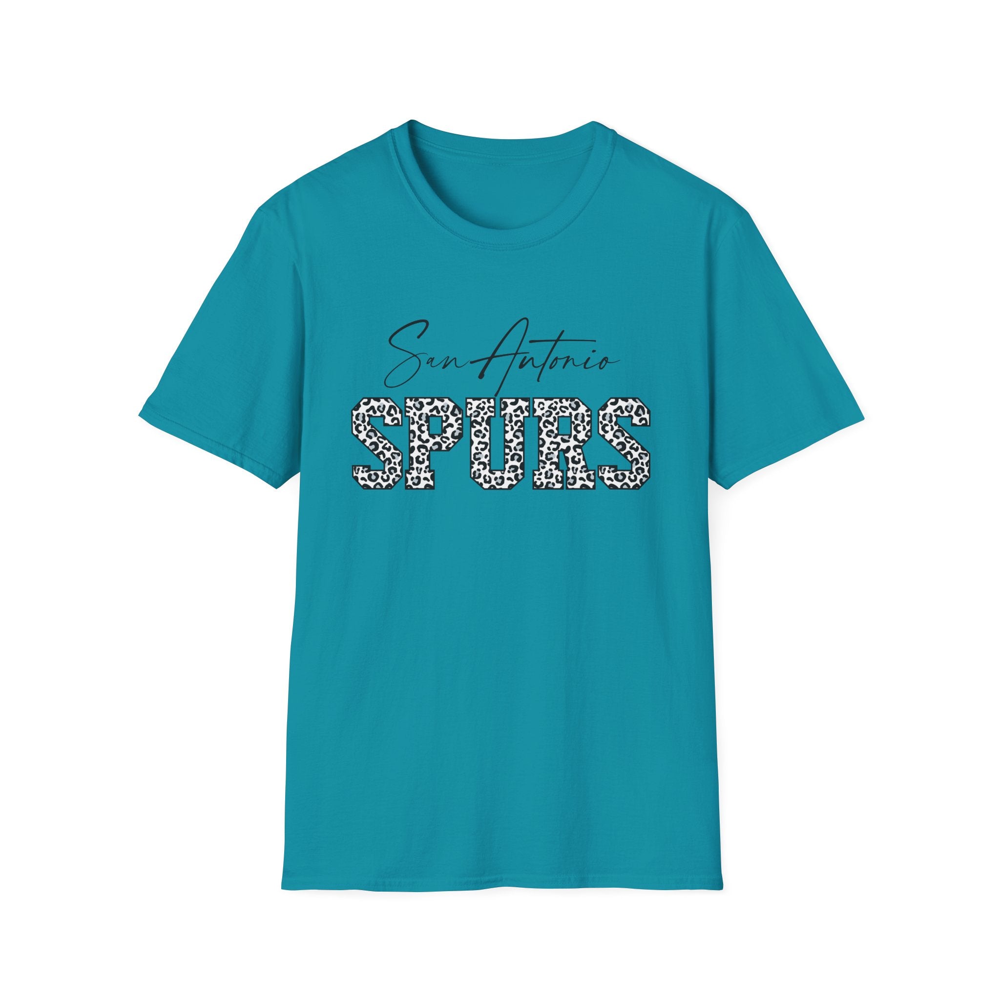 San Antonio Spurs Leopard Print T-Shirt