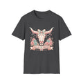 Western Coquette Floral Skull Graphic Tee