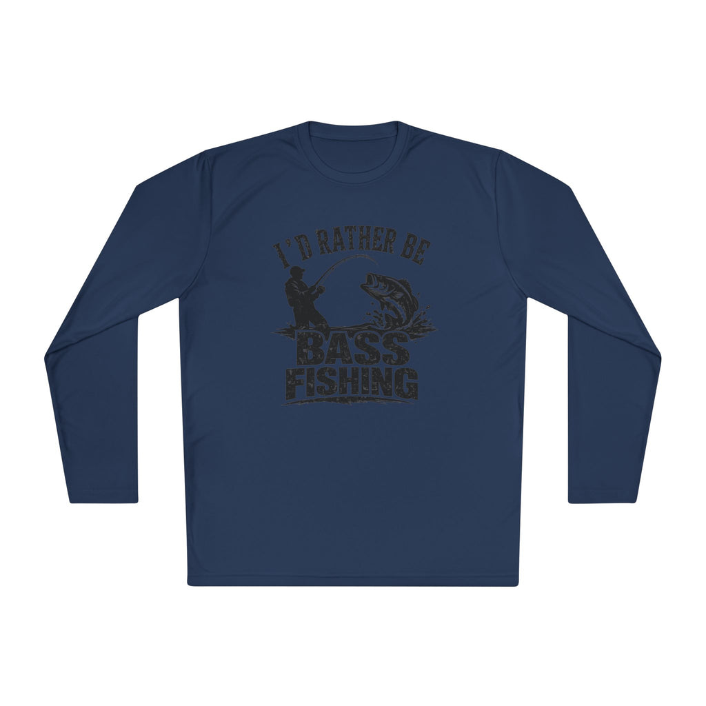 I'd Rather Be Bass Fishing Lightweight Long Sleeve Shirt