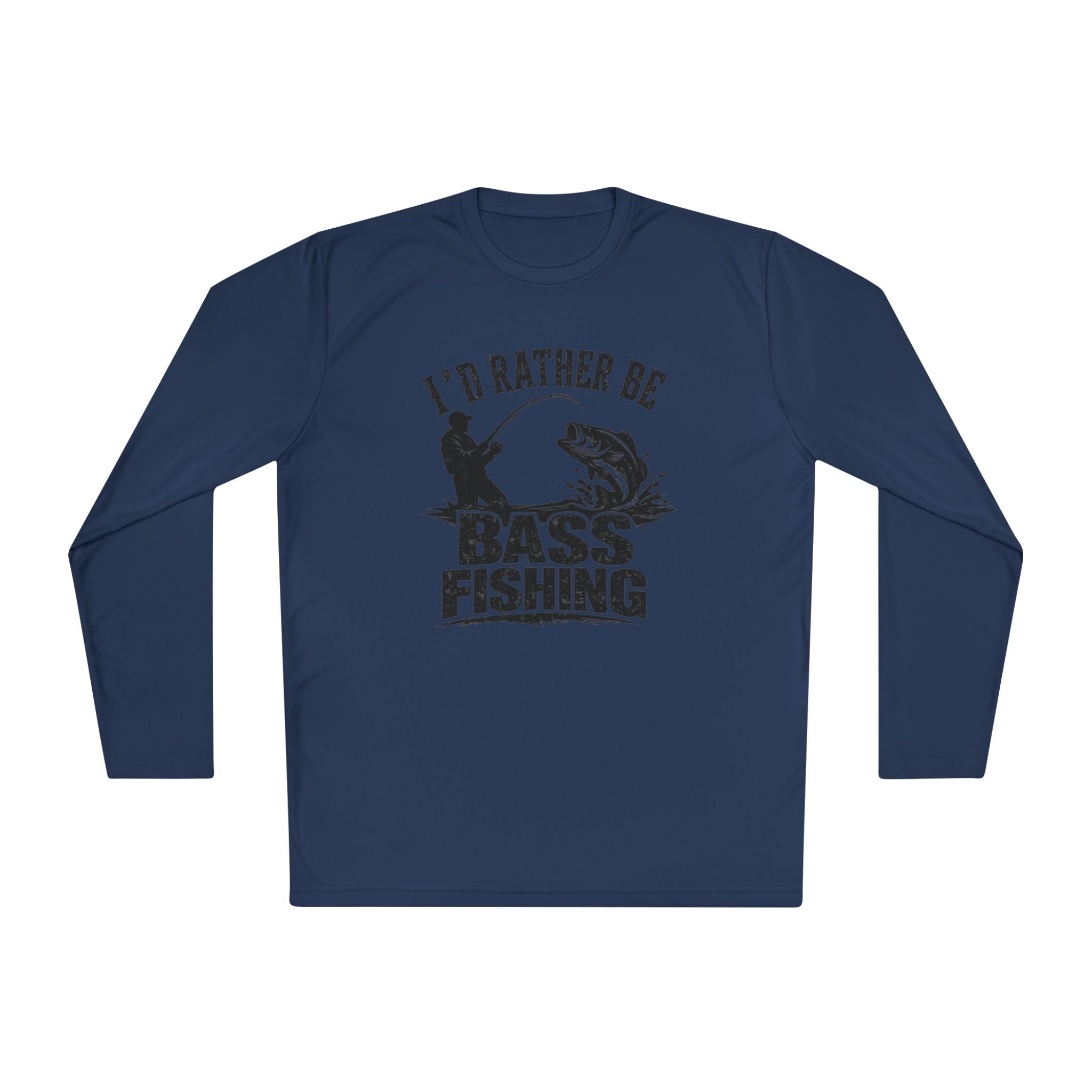 I'd Rather Be Bass Fishing Lightweight Long Sleeve Shirt