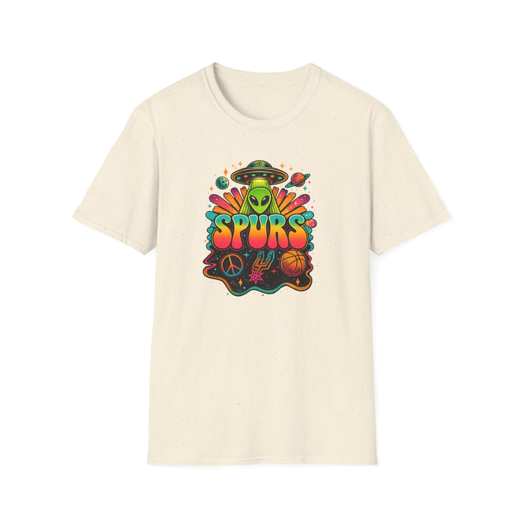 Retro Alien San Antonio Basketball  T-Shirt
