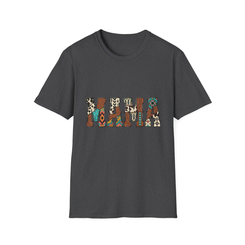 Mama Graphic Boho Tribal Pattern Mother's Day Tee