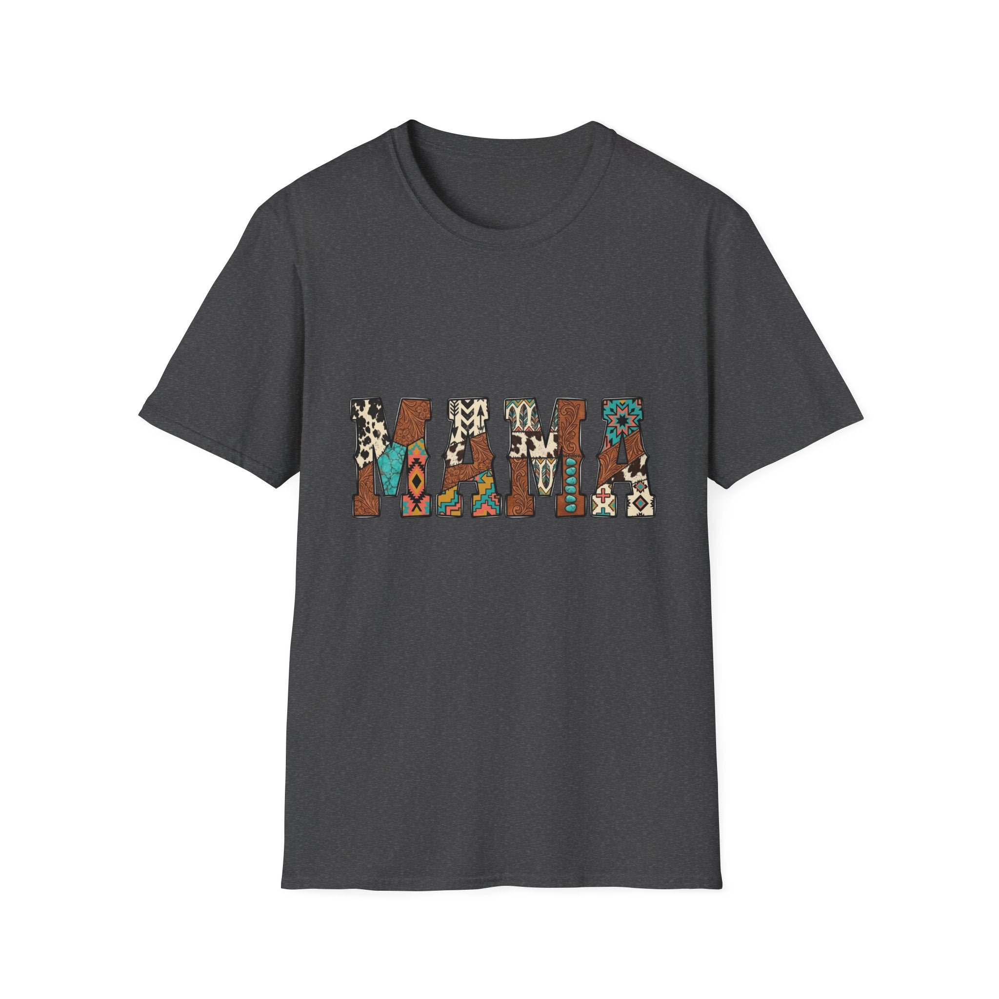 Mama Graphic Boho Tribal Pattern Mother's Day Tee