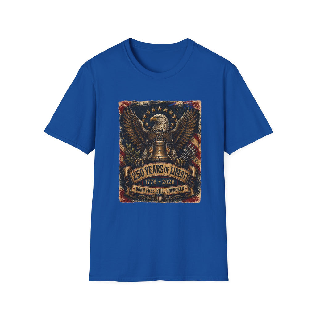 Liberty Eagle  250 Years of Liberty Patriotic T-Shirt