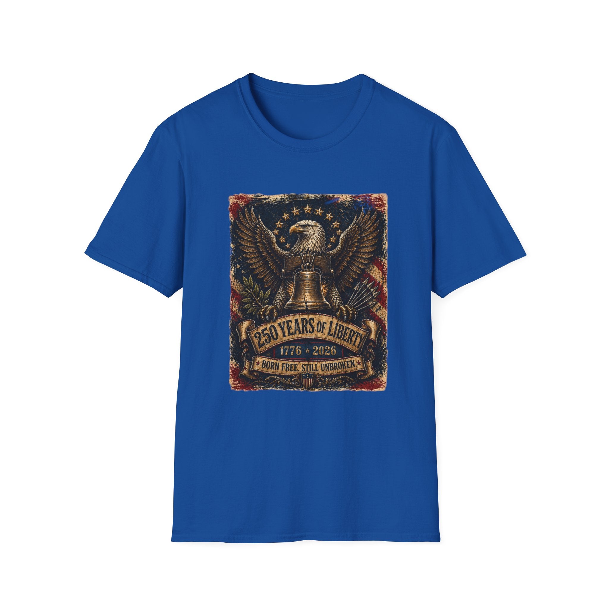 Liberty Eagle  250 Years of Liberty Patriotic T-Shirt