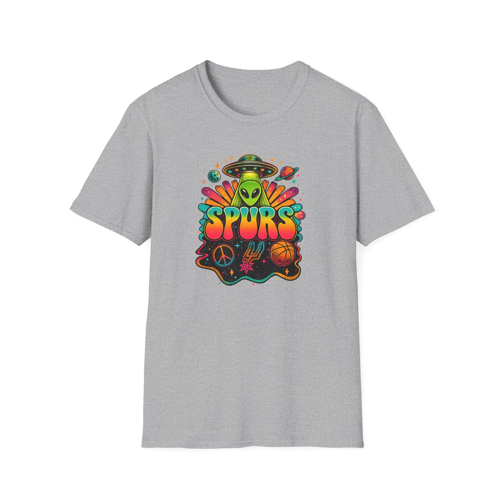 Retro Alien San Antonio Basketball  T-Shirt