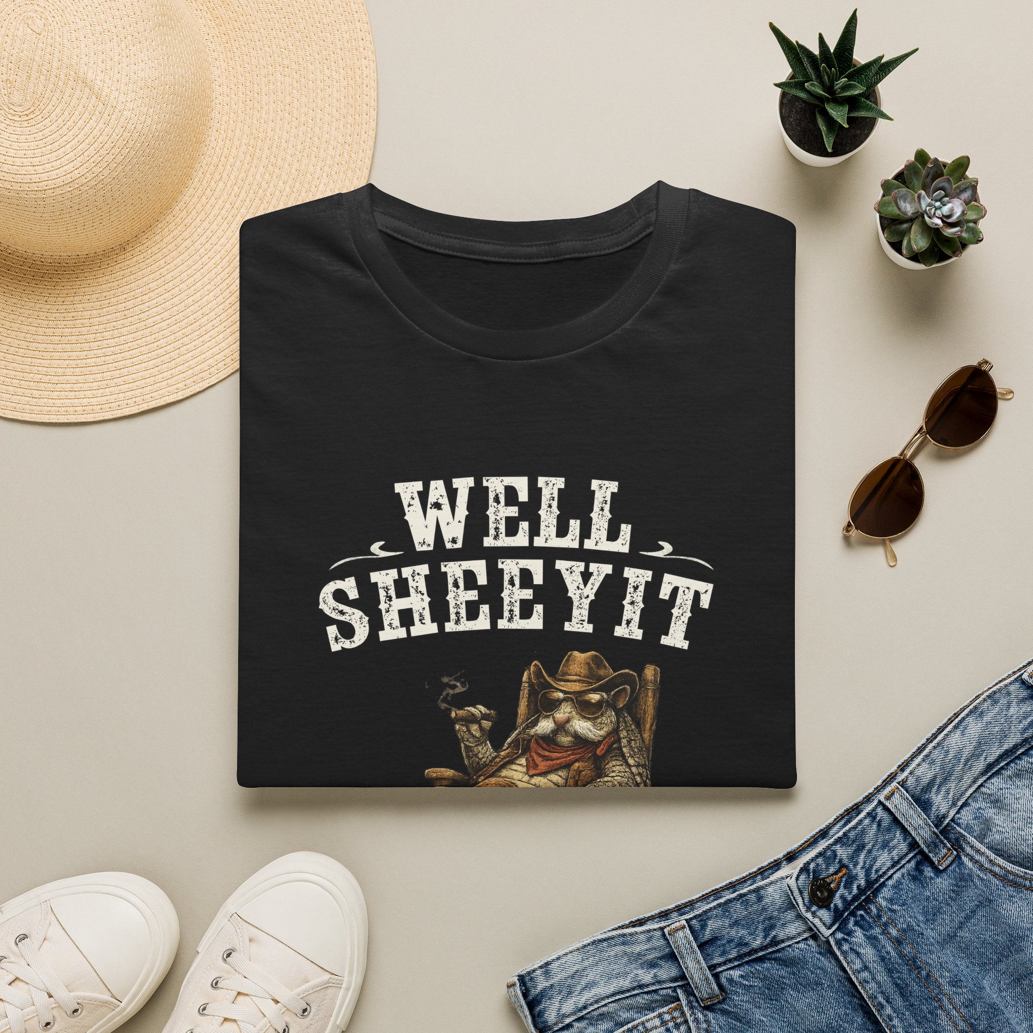"Well, Sheeyit" Armadillo Funny Shirt