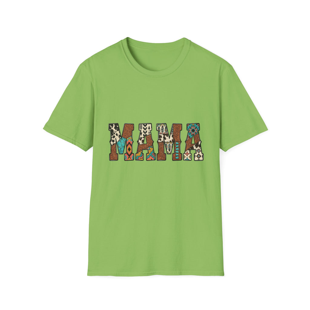 Mama Graphic Boho Tribal Pattern Mother's Day Tee