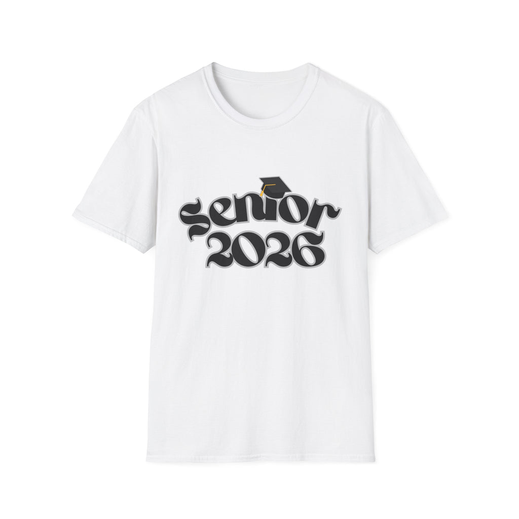 Senior 2026 T-Shirt — Class of 2026 Graduation Tee with Cap Graphic