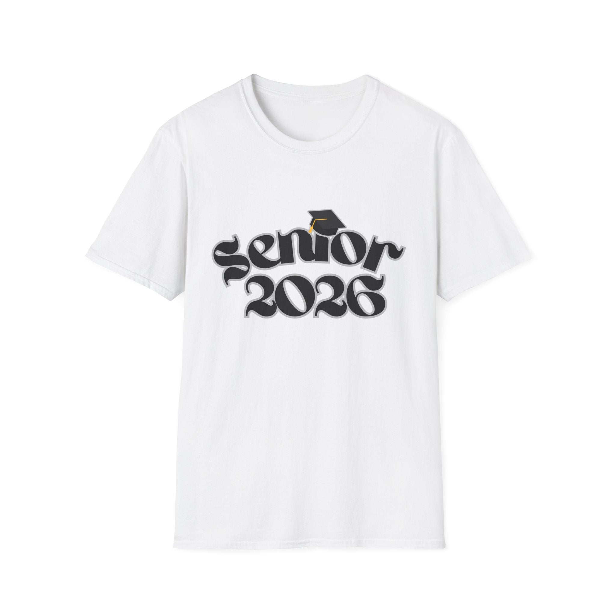 Senior 2026 T-Shirt — Class of 2026 Graduation Tee with Cap Graphic
