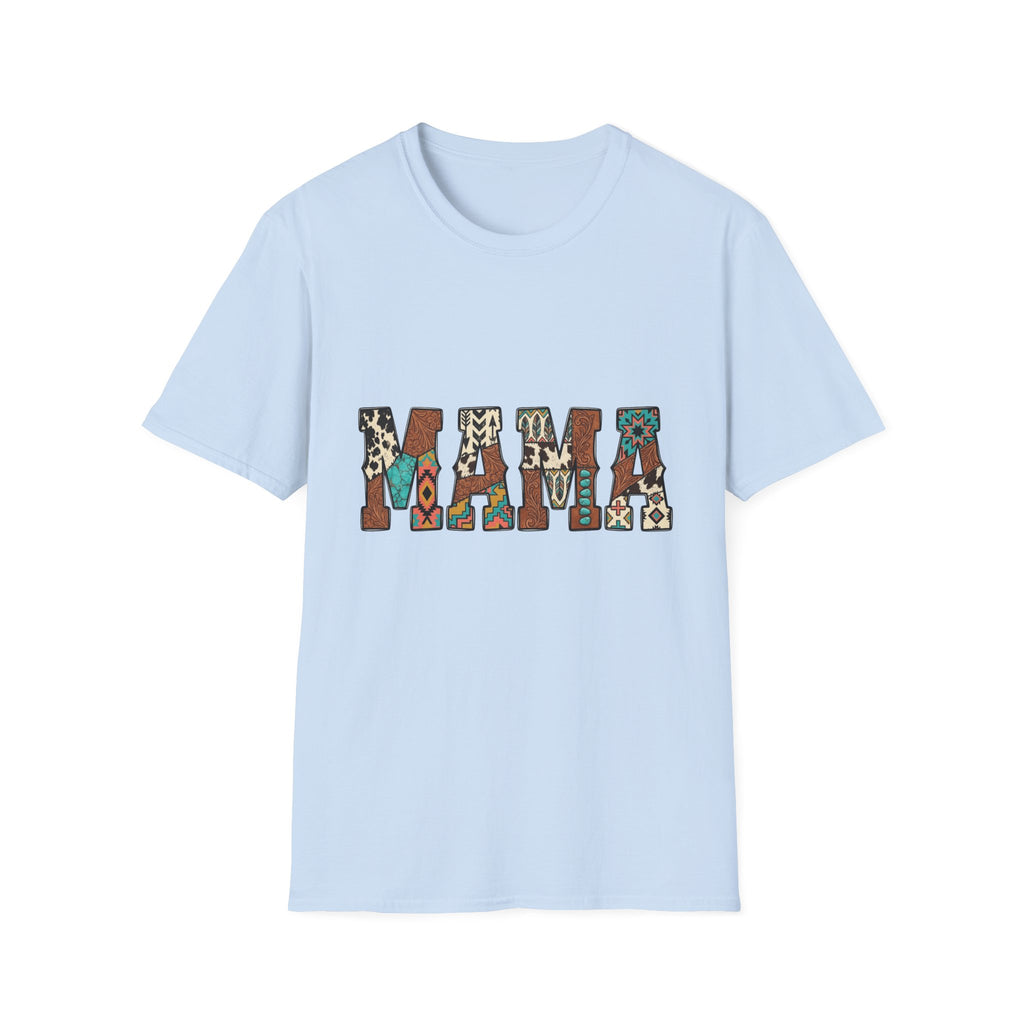 Mama Graphic Boho Tribal Pattern Mother's Day Tee