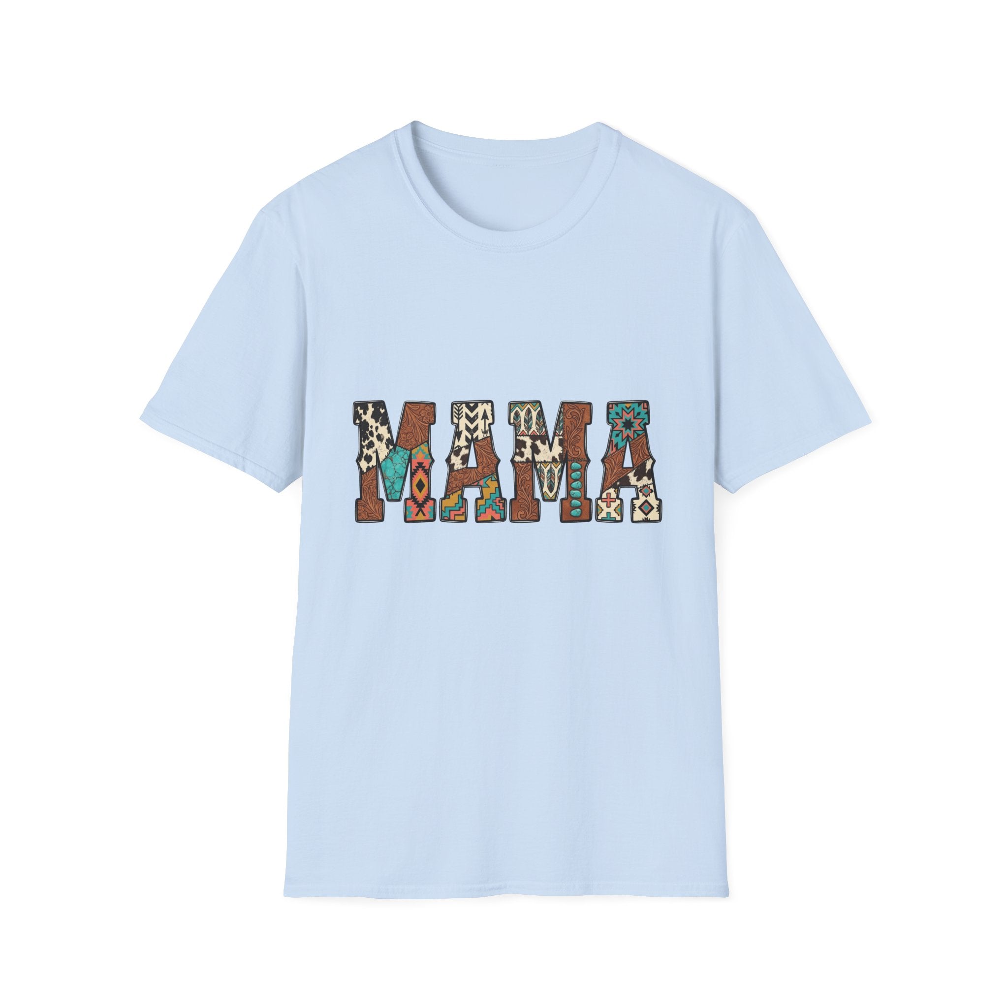 Mama Graphic Boho Tribal Pattern Mother's Day Tee