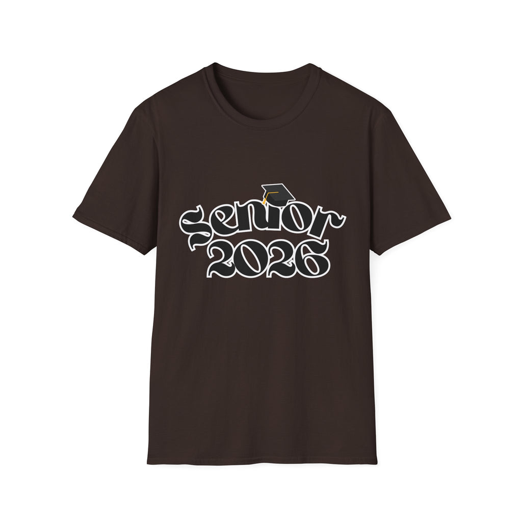 Senior 2026 T-Shirt — Class of 2026 Graduation Tee with Cap Graphic