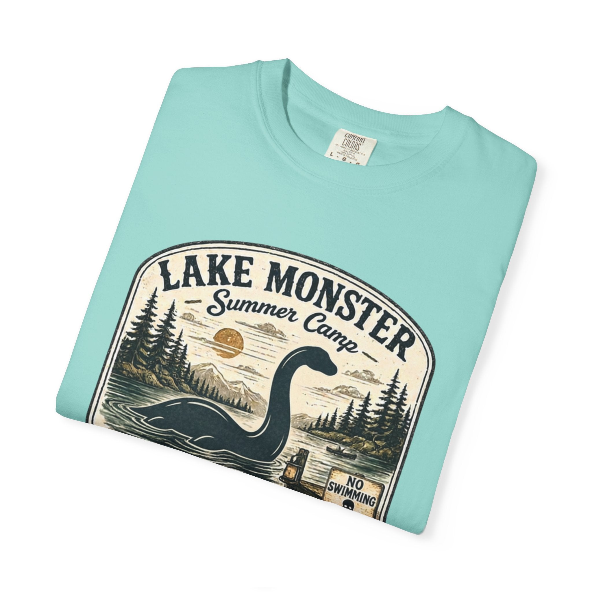 Lake Monster Summer Camp Comfort Colors T-Shirt