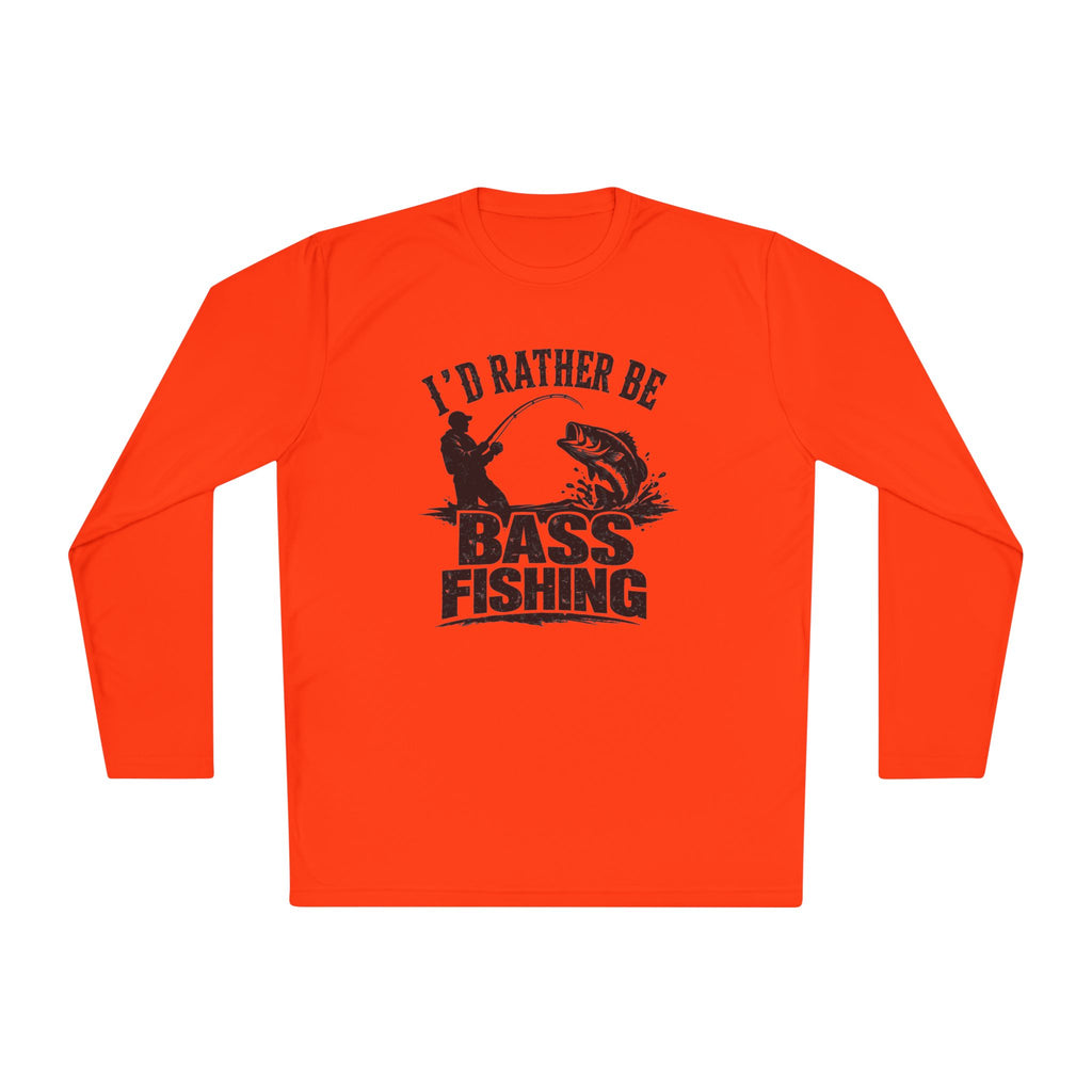 I'd Rather Be Bass Fishing Lightweight Long Sleeve Shirt