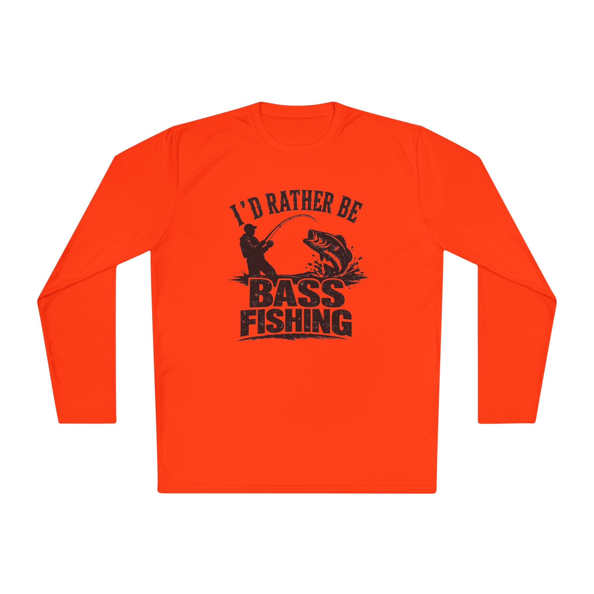I'd Rather Be Bass Fishing Lightweight Long Sleeve Shirt