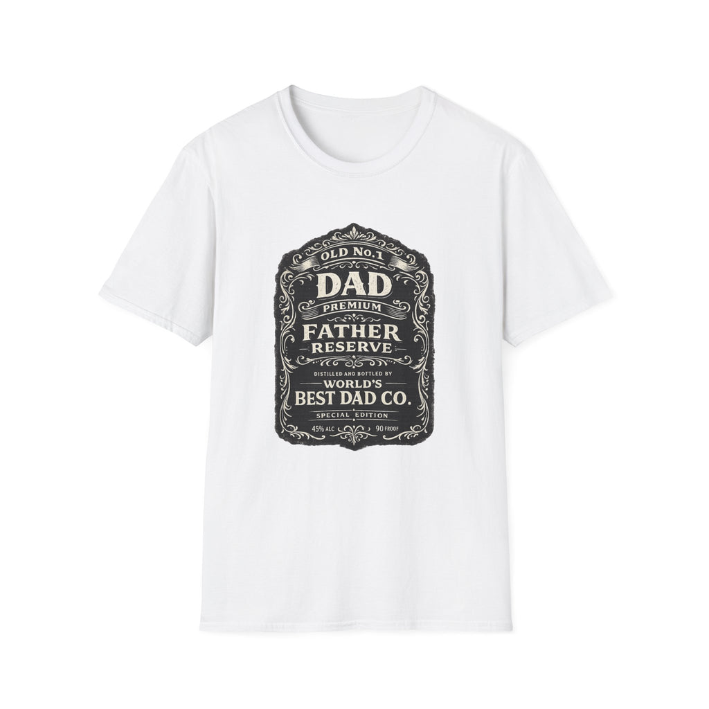 Best Dad Co. Vintage Label T-Shirt-Father's Day Gift