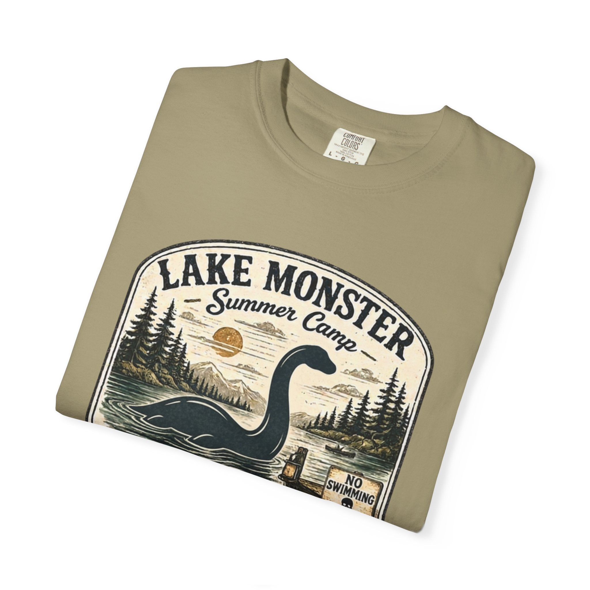 Lake Monster Summer Camp Comfort Colors T-Shirt