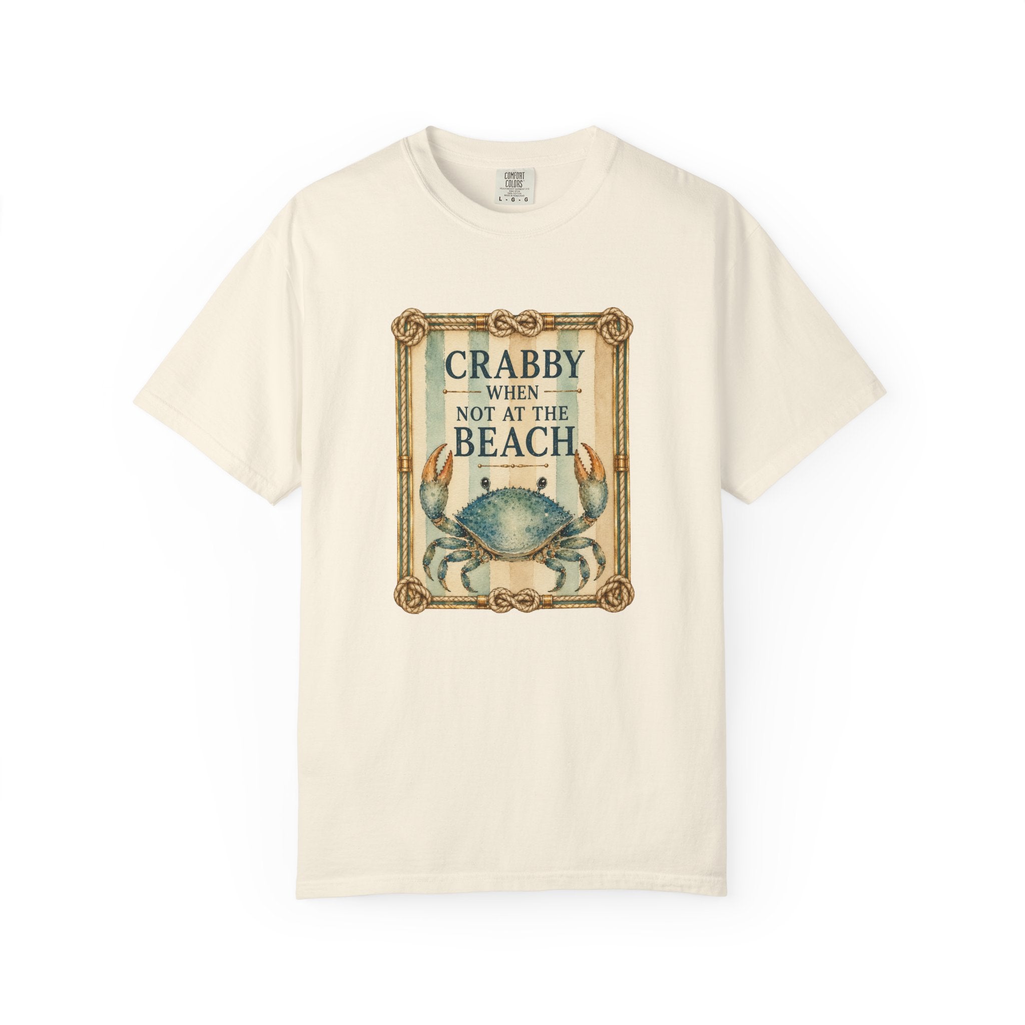 Crabby When Not at the Beach Comfort Colors T-Shirt