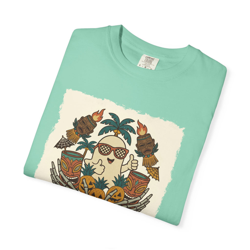 Spooky TikiWeen SummerWeen Ghost Comfort Colors TShirt