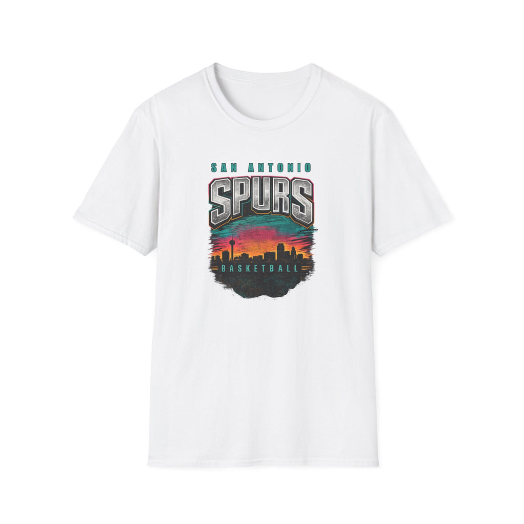 San Antonio City Skyline Spurs T-Shirt