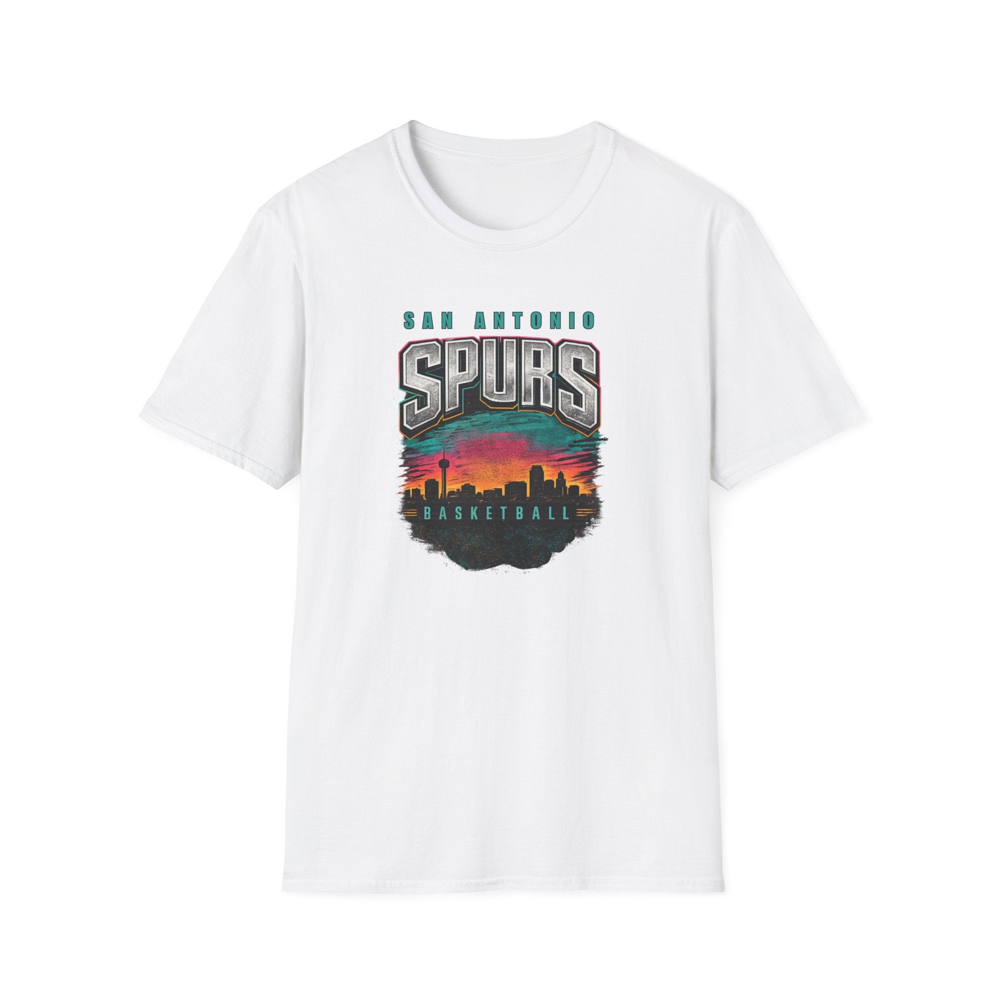 San Antonio City Skyline Spurs T-Shirt