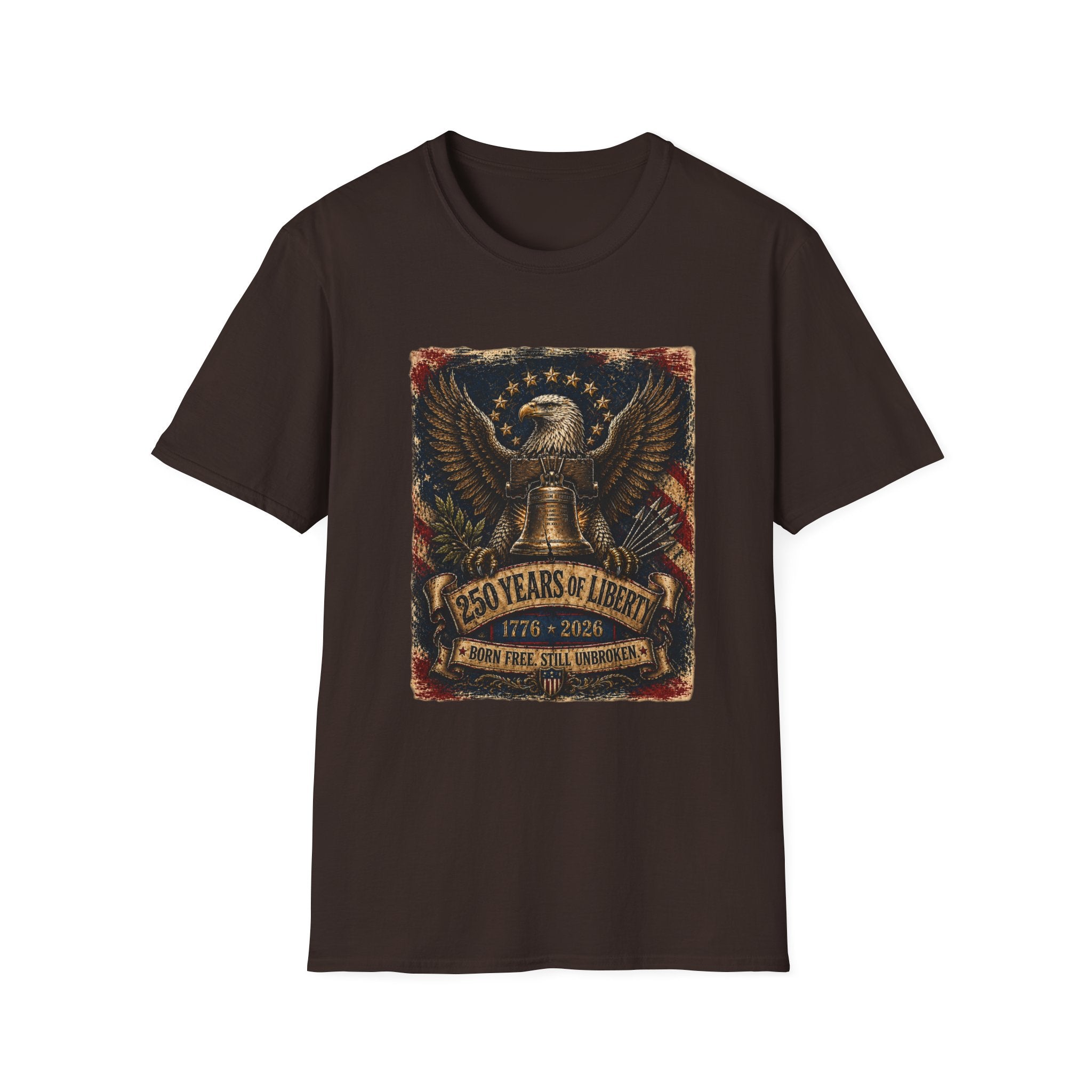Liberty Eagle  250 Years of Liberty Patriotic T-Shirt