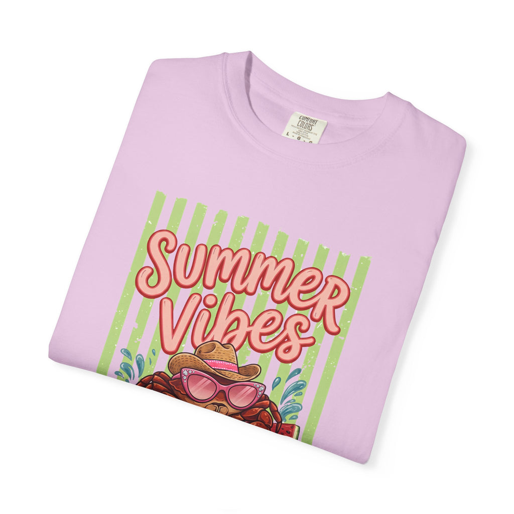 Summer Vibes Watermelon Crab Comfort Colors TShirt