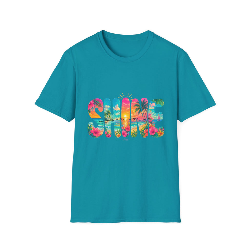 Colorful Floral Sunshine Summer T-Shirt