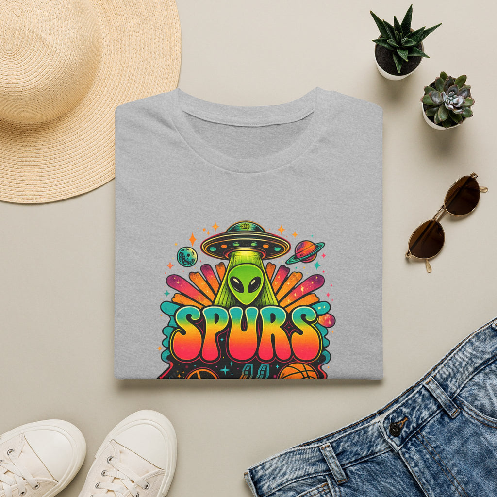 Retro Alien San Antonio Basketball  T-Shirt