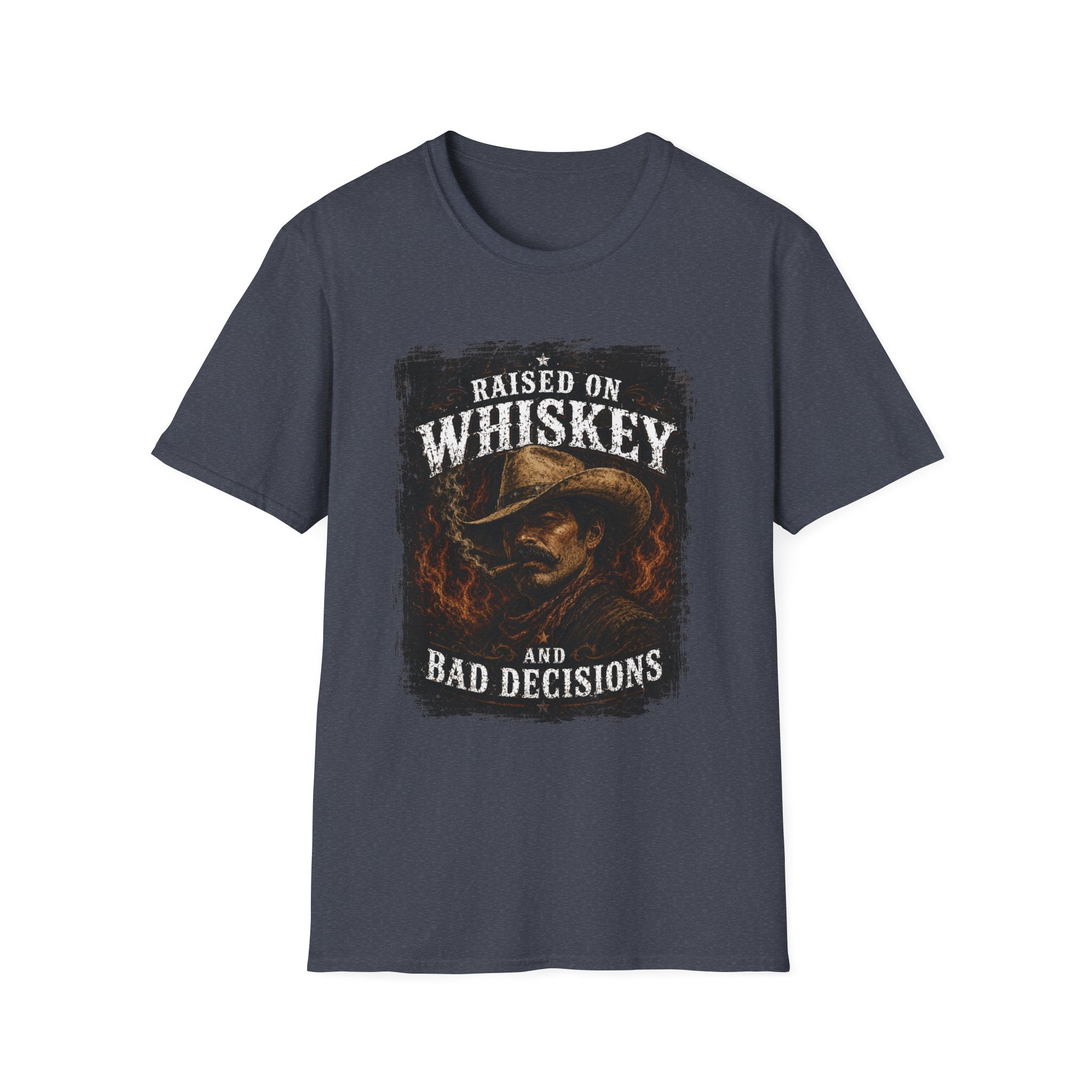 Raised on Whiskey and Bad Decisions T-Shirt