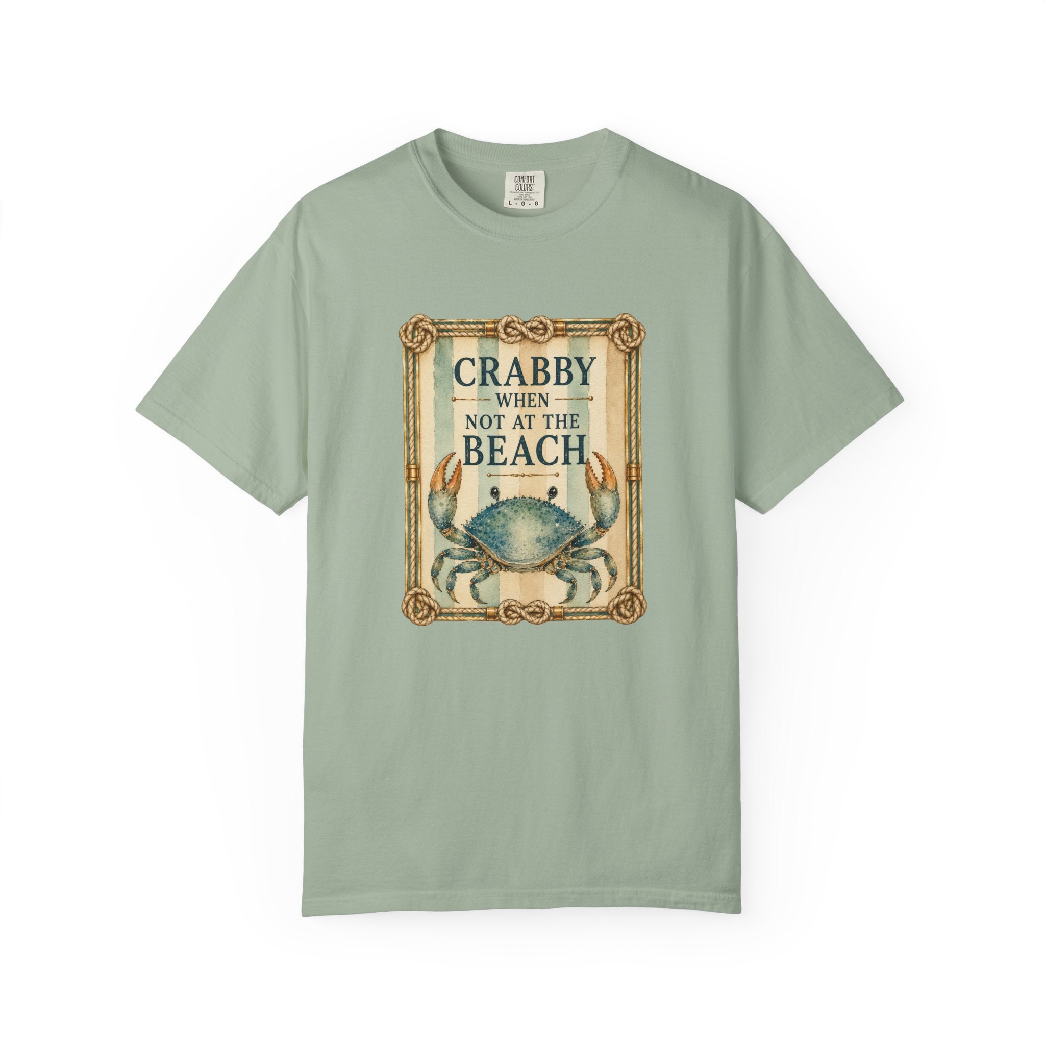 Crabby When Not at the Beach Comfort Colors T-Shirt