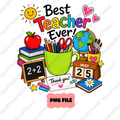 Best Teacher Ever PNG
