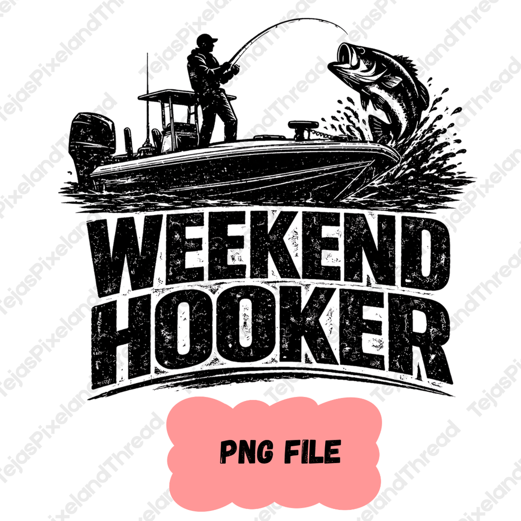 Weekend Hooker Boat Fishing PNG