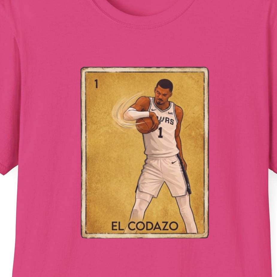 **Local San Antonio Pickup Only** El Codazo Loteria Basketball Shirt