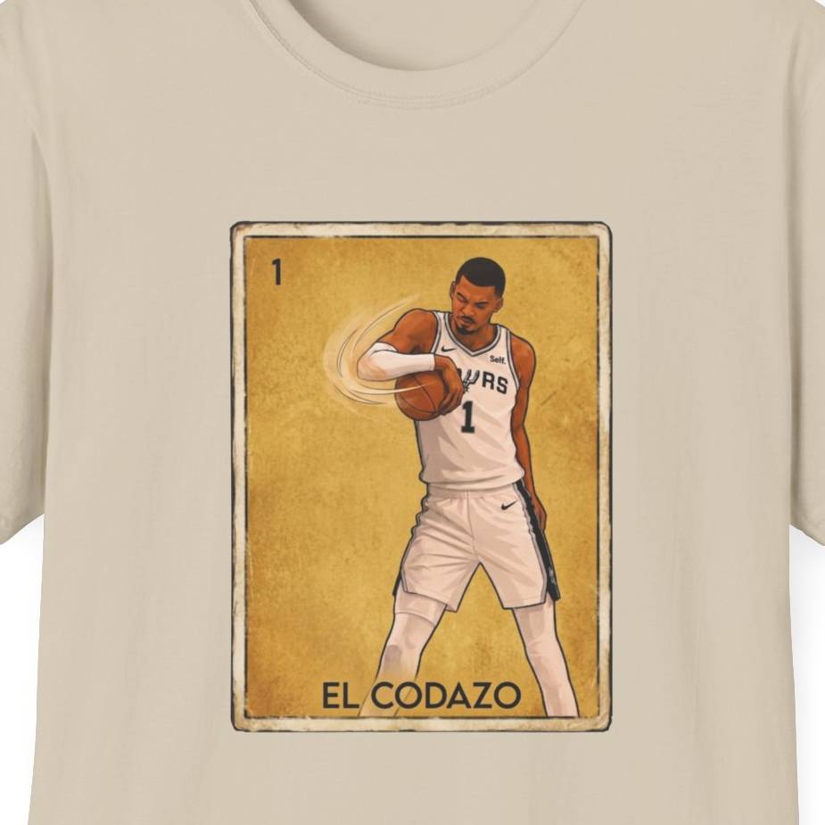 **Local San Antonio Pickup Only** El Codazo Loteria Basketball Shirt