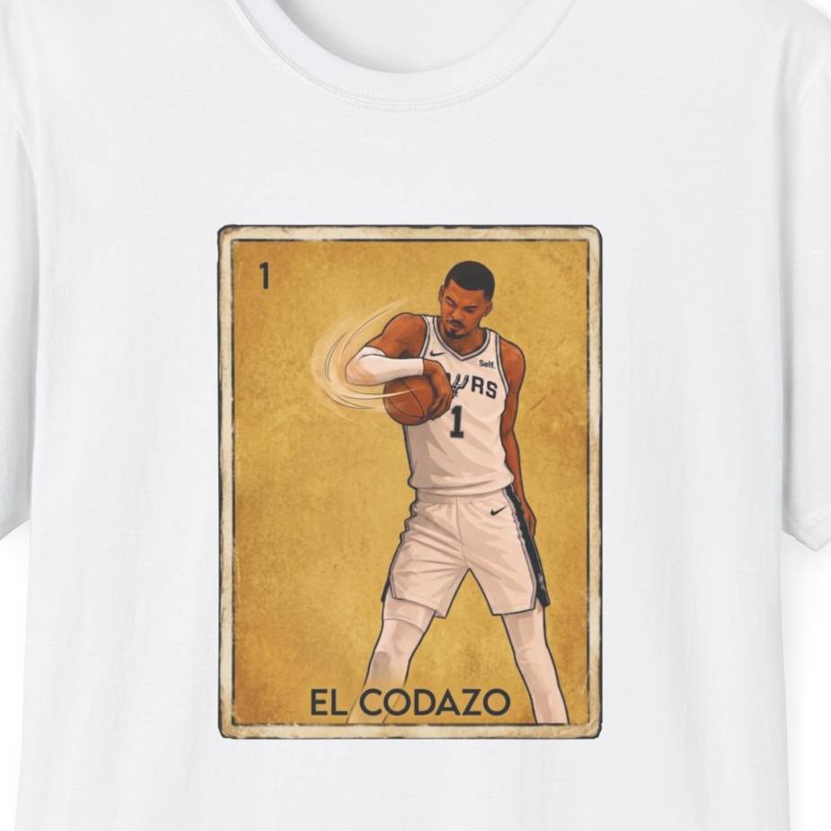 **Local San Antonio Pickup Only** El Codazo Loteria Basketball Shirt