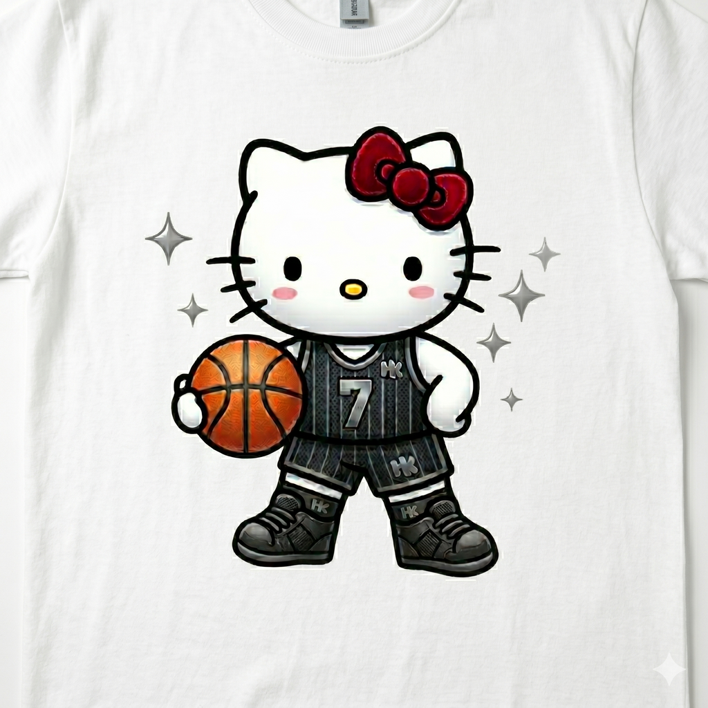 Kitty Basketball Fan-PNG