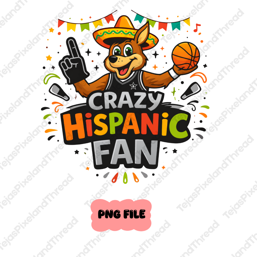 Crazy Hispanic Fan SA-PNG