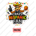 Crazy Hispanic Fan SA-PNG
