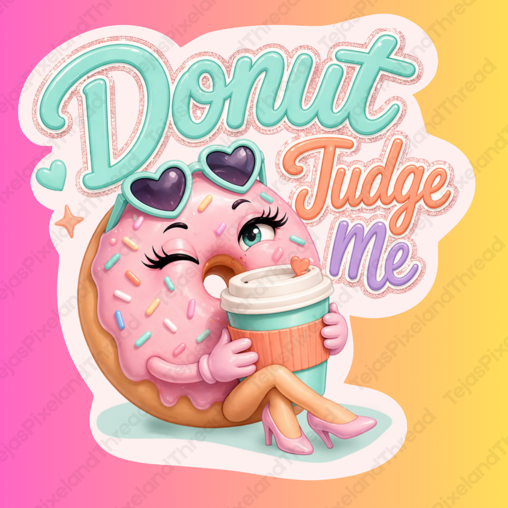 Donut Judge Me PNG