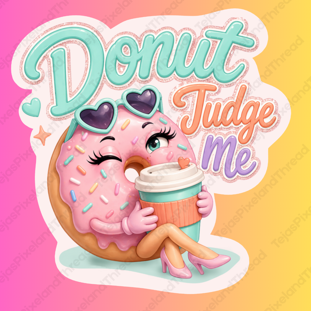 Donut Judge Me PNG