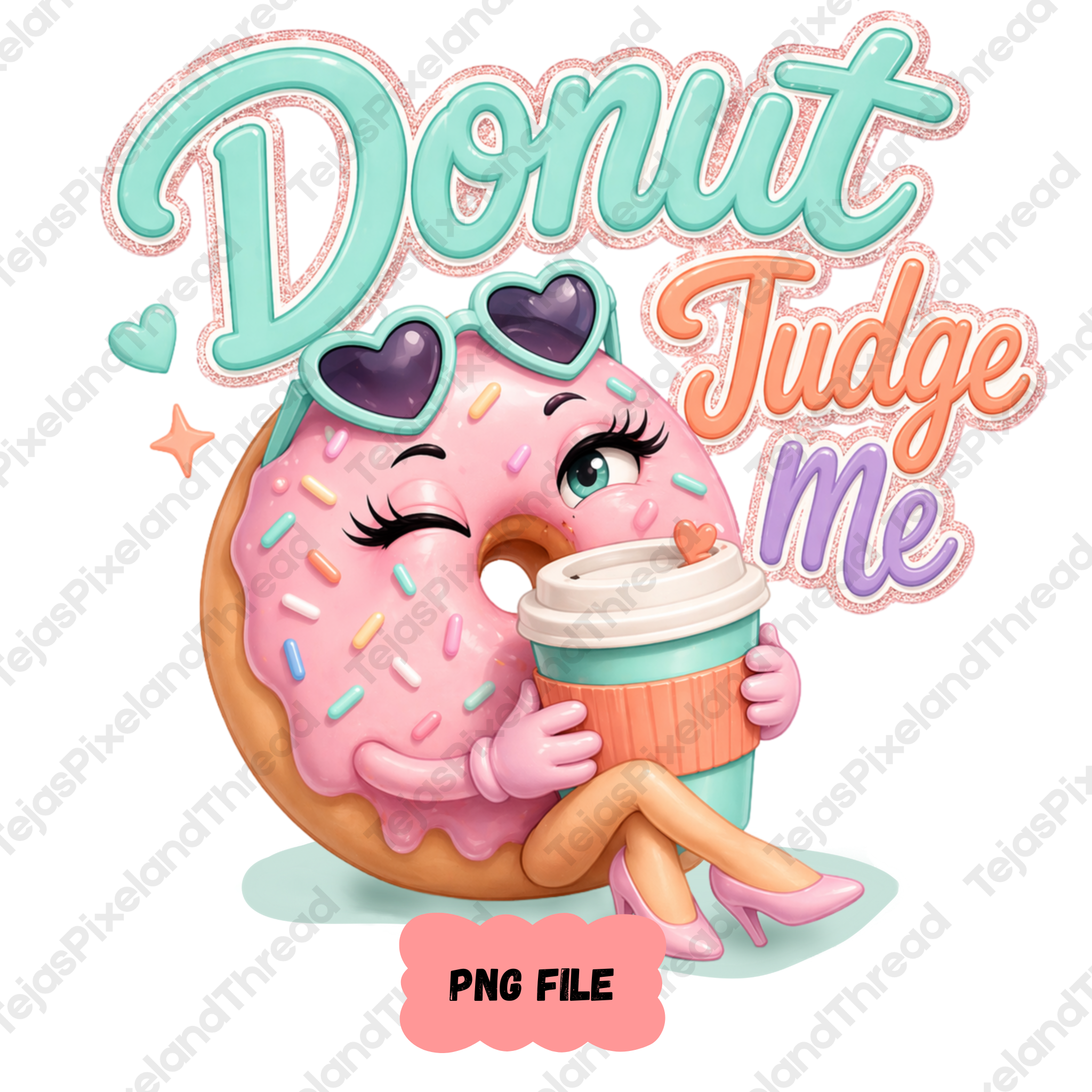 Donut Judge Me PNG