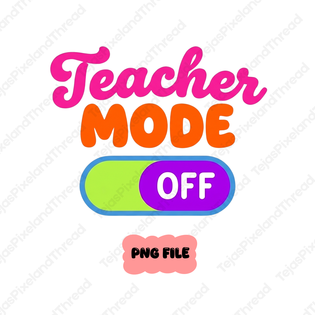 Teacher Mode Off Button PNG